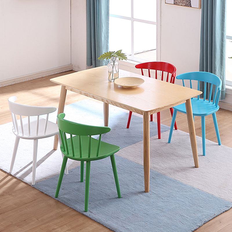 Contemporary Style Dining Wooden Chair Kitchen Wingback Armless Chairs Clearhalo ' kitchen&dining_furn' 'Dining Chairs' 'Dining Tables & Seating' 'dining_chair' 'furn' 'furn_dining_chair' 'Furniture' 'furniture_dining_chair' 'Kitchen & Dining Furniture' 'kitchen' 1200x1200_5cf6773a-1806-408b-9be3-3fdb0e0f350a