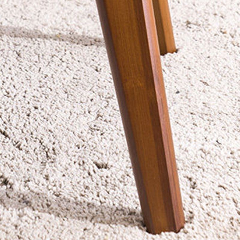 北欧スタイルの長方形の固体木材テーブル4脚ベースコーヒーテーブル