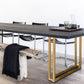 Rectangle Double Pedestal Dining Table Luxury Solid Wood Fixed Table Clearhalo ' dining_table' 'Dining Tables & Seating' 'Dining Tables' 'furn' 'furn_dining_table' 'Furniture' 'furniture_dining_table' 'Kitchen & Dining Furniture' 'kitchen&dining_furn' 'kitchen' 'kitchen_dining_table' 1200x1200_5cfa09ec-b2cf-4caf-9789-8ff61e49d397