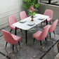 Set tavolo da pranzo contemporaneo Set da 1/2/7 pezzi per interni in pietra e ferro