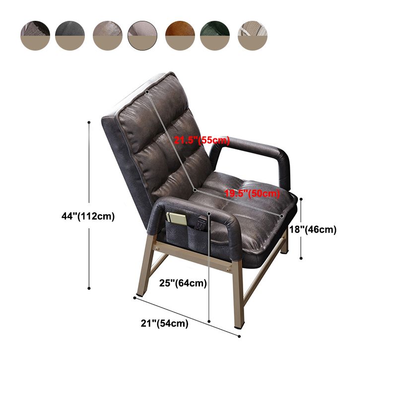 Mid Back Home Office Chair Modern Adjustable Back Height Desk Chair Clearhalo 'furn' 'furn_office_chair' 'Furniture' 'Office Chairs' 'Office Furniture' 'office_chair' 1200x1200_5cfb12b3-5308-40da-a4da-96291bfae9e9