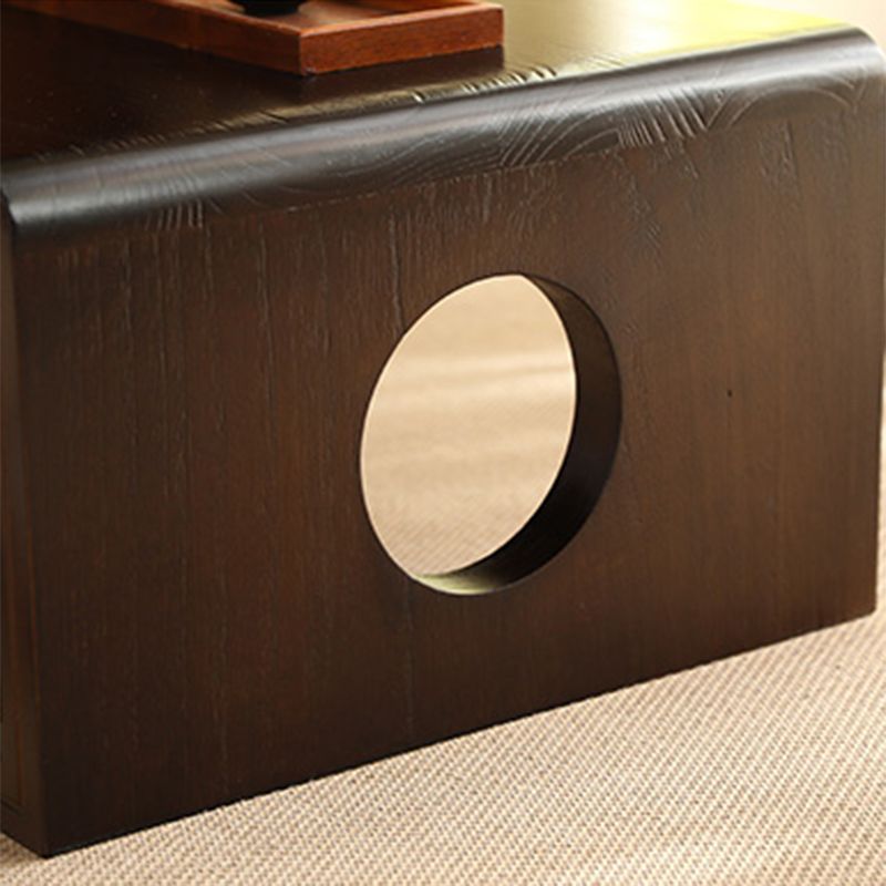 Rectangular Abstract Base Design Nordic Style Coffee Table Made of Solid Wood Clearhalo 'Coffee & Accent Tables' 'Coffee Tables' 'coffee_tables' 'furn' 'furn_coffee_tables' 'Furniture' 'Living Room Furniture' 1200x1200_5cfbb7f8-4cd8-42f4-a9f6-498af08556fb