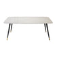 Luxury Sintered Stone Top Dining Table Rectangle White Table with 4 Legs Clearhalo 'Dining Tables & Seating' 'Dining Tables' 'dining_table' 'furn' 'furn_dining_table' 'Furniture' 'Kitchen & Dining Furniture' 1200x1200_5cfe70e0-c305-4be6-bac0-6a9938c34051