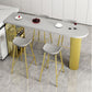Metal Contemporary Freeform Dining Table Pine Wood Top Table Clearhalo 'Dining Tables & Seating' 'Dining Tables' 'dining_table' 'furn' 'furn_dining_table' 'Furniture' 'furniture_dining_table' 'Kitchen & Dining Furniture' 'kitchen' 'kitchen_dining_table' 1200x1200_5cfe7aaa-e76d-46ed-9f80-ffe8aa4de4a1