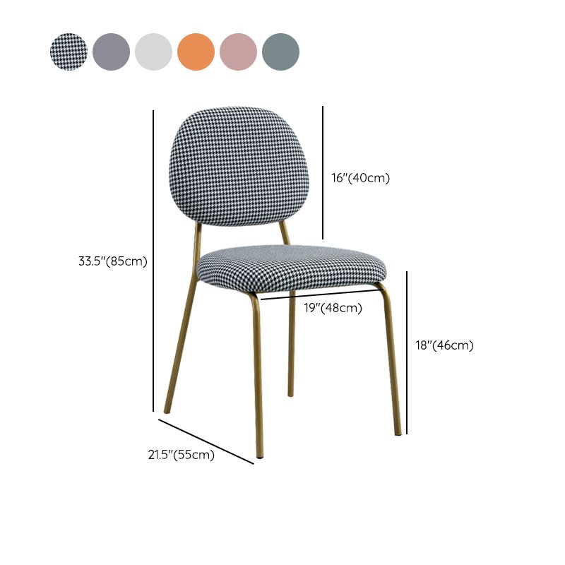 Comedor contemporáneo silla de comedor abierta sin brazo