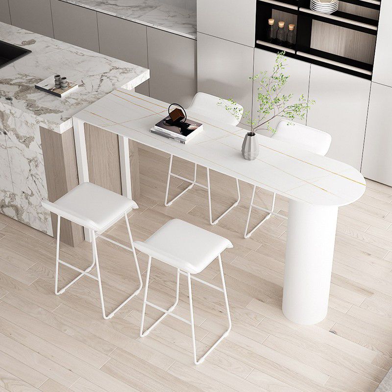 Scandinavian Leather Metal Counter Stools Low Back Bar Stools with Solid Wave Seat Clearhalo 'Bar Furniture' 'Bar Stools' 'bar_stools' 'furn' 'furn_bar_stools' 'Furniture' 'furniture_bar_stools' 'Kitchen & Dining Furniture' 1200x1200_5d0174bb-4a4f-4d5a-b9c6-0c63eefb812d