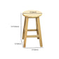 Modern Armless Backless Counter Stool Wood Dessert Shop Bar Stool with Wooden Seat Clearhalo 'Bar Furniture' 'Bar Stools' 'bar_stools' 'furn' 'furn_bar_stools' 'furniture_bar_stools' 'Kitchen & Dining Furniture' 'kitchen&dining_furn' 'kitchen' 'kitchen_furn' Furniture' 1200x1200_5d0236e0-803c-4132-b728-cd9e0755010e