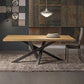 Rectangle Industrial Style Dining Table Solid Wood Fixed Table for Restaurant Clearhalo ' dining_table' 'Dining Tables & Seating' 'Dining Tables' 'furn' 'furn_dining_table' 'Furniture' 'furniture_dining_table' 'Kitchen & Dining Furniture' 'kitchen&dining_furn' 'kitchen' 'kitchen_dining_table' 1200x1200_5d038a5c-52db-4427-badc-e71e6f1f899d
