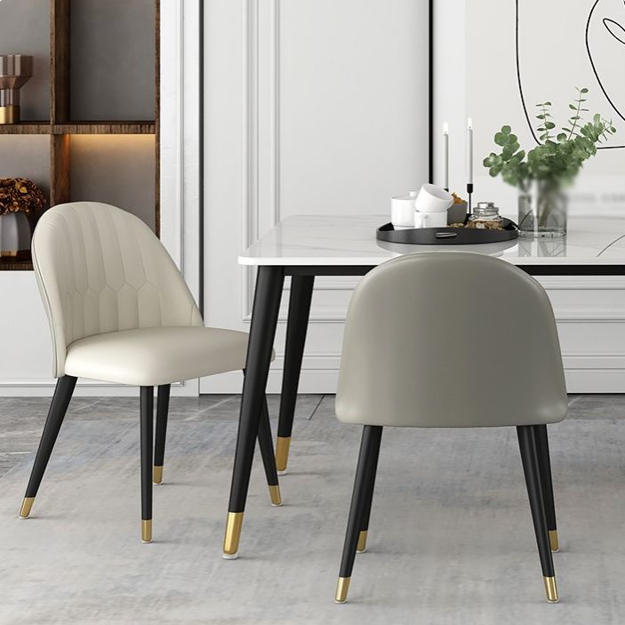 Glam 1/4/5/7 Pieces Dining Set White Standard Height Dining Set Clearhalo 'Dining Room Sets' 'Dining Tables & Seating' 'dining_room_set' 'furn' 'furn_dining_room_set' 'Furniture' 'furniture_dining_room_set' 'Kitchen & Dining Furniture' 'kitchen&dining_furn' 'kitchen' 1200x1200_5d050e5b-5043-47c1-9ddc-cf410e391069