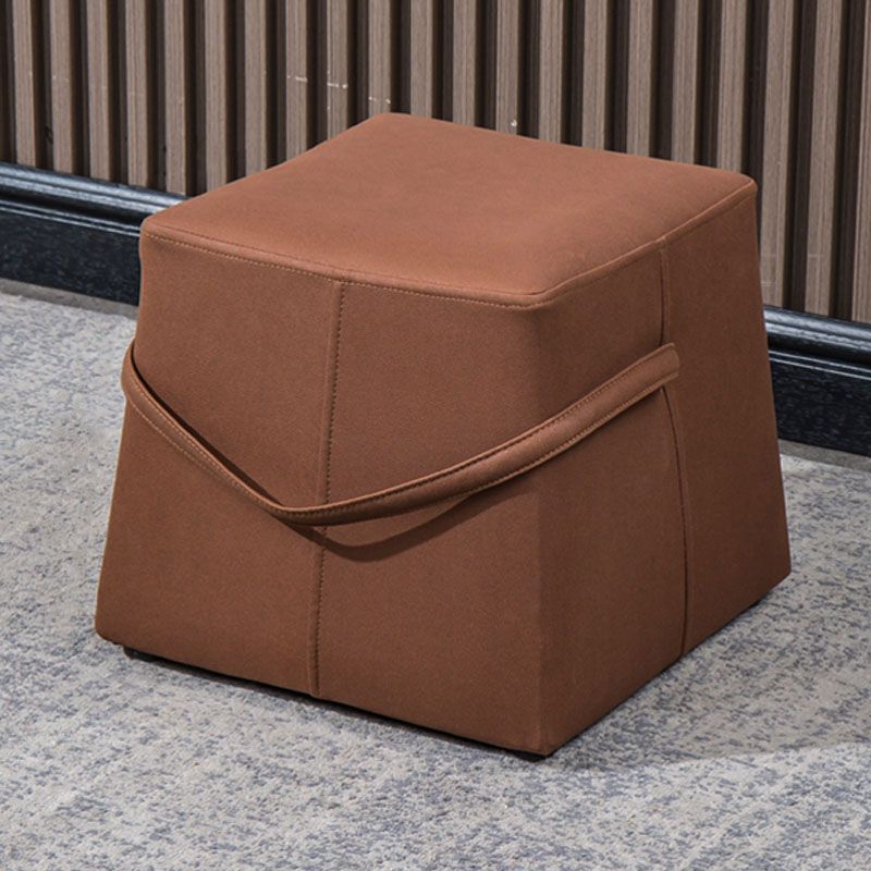 Moden Cotton Pouf Brown Scratch Resistant Pouf for Living Room Clearhalo 'furn' 'furn_ottomans_poufs' 'Furniture' 'Living Room Furniture' 'Ottomans & Poufs' 'ottomans_poufs' 1200x1200_5d05a7d0-13d3-4b9f-8325-c103ecc70ffe