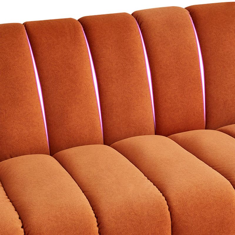 Sofá de la galleta escandinava Sofá de 3 plazas de brazo inclinado - 82.7 "de ancho