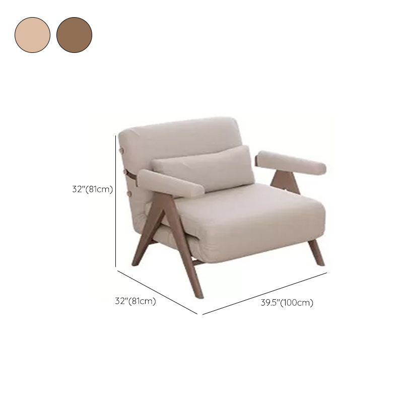 Almohada de sofá de madera sólida de país francés incluye cama de sofá incluida