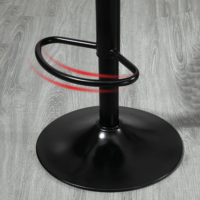 Modern Rotatable Liftable Counter Stool Steel Household Bar Stool with Cushion Clearhalo 'Bar Furniture' 'Bar Stools' 'bar_stools' 'furn' 'furn_bar_stools' 'furniture_bar_stools' 'Kitchen & Dining Furniture' 'kitchen&dining_furn' 'kitchen' 'kitchen_furn' Furniture' 1200x1200_5d063cdc-bc63-4e83-ac27-48695ace9915