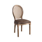 Solid Wood Farmhouse Dining Room Chair Matte Finish King Louis Back Side Chair Clearhalo ' kitchen&dining_furn' 'Dining Chairs' 'Dining Tables & Seating' 'dining_chair' 'furn' 'furn_dining_chair' 'Furniture' 'furniture_dining_chair' 'Kitchen & Dining Furniture' 'kitchen' 1200x1200_5d088e69-3f81-4131-9782-b78ce90f4474