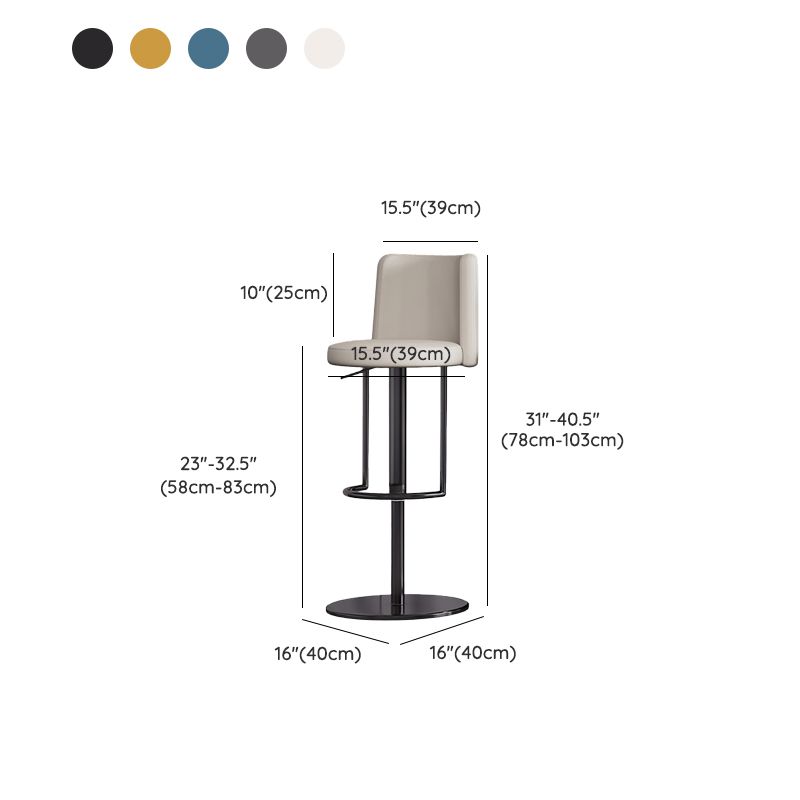 Industrielle verstellbare Barhocker Low Rücken Counter Bar Stool für Küche