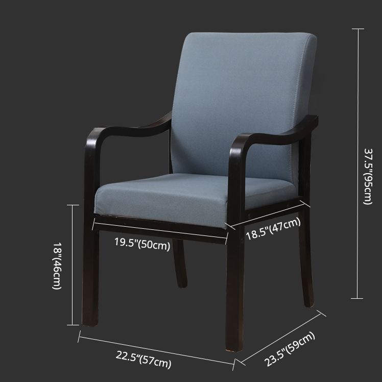 Modern Upholstered Dining Arm Chair Solid Back Dining Armchair with Wood Legs Clearhalo ' kitchen&dining_furn' 'Dining Chairs' 'Dining Tables & Seating' 'dining_chair' 'furn' 'furn_dining_chair' 'Furniture' 'furniture_dining_chair' 'Kitchen & Dining Furniture' 'kitchen' 1200x1200_5d08a50a-abbd-413c-9f49-5ee8f1c4ca5d