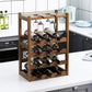 Countertop Wine Rack Solid Wood Wine Bottle Rack for Kitchen