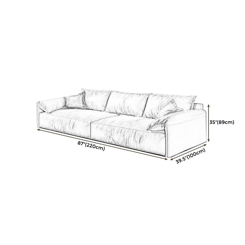 Leather Square Arm Loveseat Standard Loose Back Settee Furniture Clearhalo 'furn' 'furn_sofas' 'Furniture' 'furniture_sofas' 'kitchen' 'kitchen_sofas' 'Living Room Furniture' 'Sofa' 'sofas' 1200x1200_5d0c32c5-0426-4161-a8ba-50cd59926962