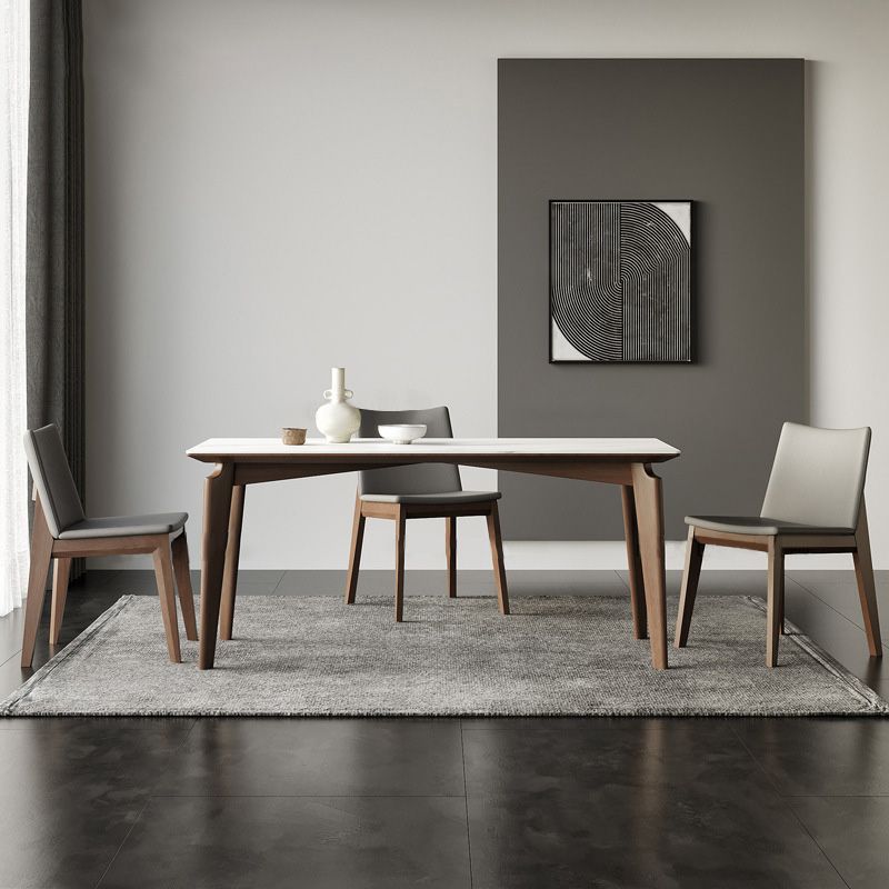 Traditionele stijl stoel houten vaste achterste eetkamerstoel voor eetkamer