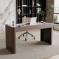 Glam Stone Office Desk 3-Drawers 29,92 "großer Schreibtisch mit Schlittenbasis