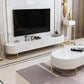 Scandinavian TV Media Stand 16" W Enclosed Storage TV Stand Console with Drawers Clearhalo 'furn' 'furn_tv_stands_entertainment_centers' 'Furniture' 'Living Room Furniture' 'TV Stands & Entertainment Centers' 'TV Stands & Media Storage Furniture' 'tv_stands_entertainment_centers' 1200x1200_5d0e8d81-ebfa-4e23-94e5-9246184ed174