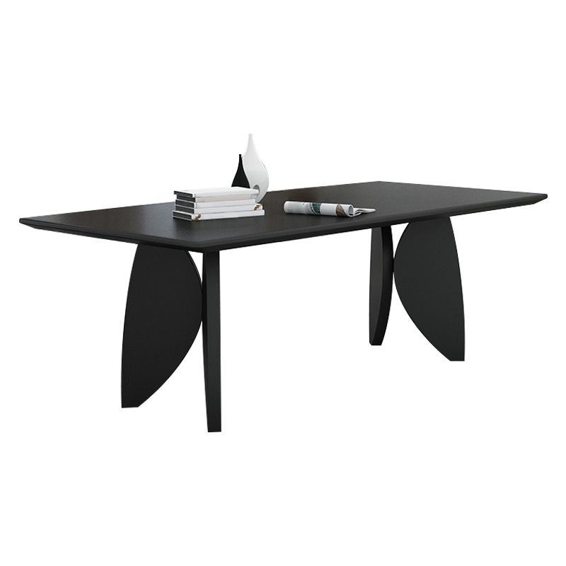 Modern Solid Wood Table for Restaurant Rectangle Dining Table with 4 Legs Clearhalo ' dining_table' 'Dining Tables & Seating' 'Dining Tables' 'furn' 'furn_dining_table' 'Furniture' 'furniture_dining_table' 'Kitchen & Dining Furniture' 'kitchen&dining_furn' 'kitchen' 'kitchen_dining_table' 1200x1200_5d0f5edf-c47c-44fa-9e79-1378be008cd4