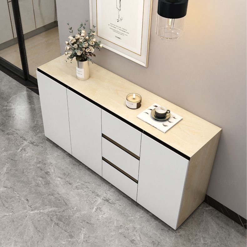Sideboard in legno ingegnerizzato a 3 cassetto glam per soggiorno per soggiorno