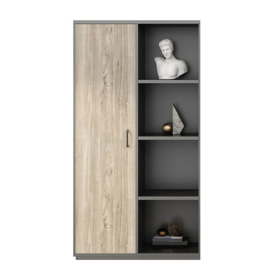 Rangement de fichiers contemporains en bois d'ingénierie armoire à dépôt vertical