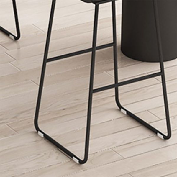 Modern Style Backless Bar-stool Pu Leather Counter Bar Stool with Metal Legs Clearhalo 'Bar Furniture' 'Bar Stools' 'bar_stools' 'furn' 'furn_bar_stools' 'Furniture' 'Kitchen & Dining Furniture' 1200x1200_5d12f2e1-d119-4246-a892-97cb80bd026f