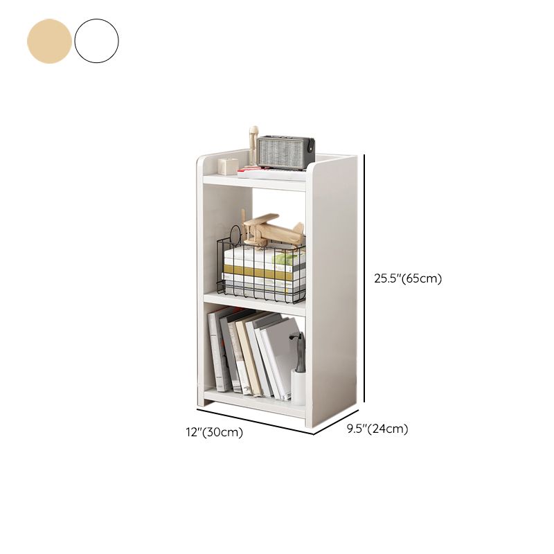 Contemporary Standard Shelf Bookcase Engineered Wood Open Bookcase