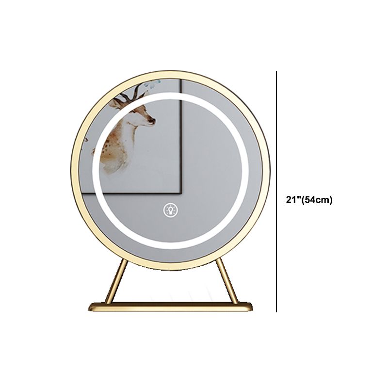 Modern Style Rubber Wood Vanity Table with 6 Drawers Dressing Table