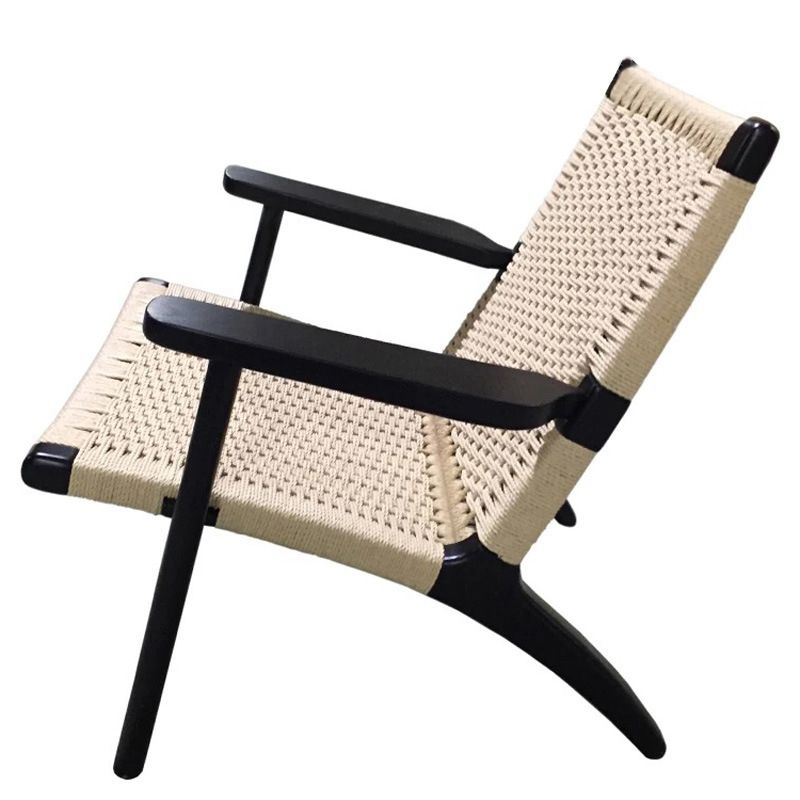 Arms Included Chair Solid Wood Frame Accent Arm Chair, 29.92" Wide