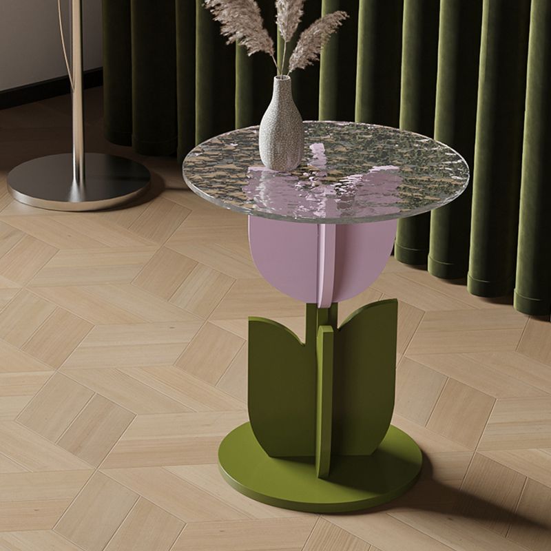 Nordischer runder/geometrischer Couchtisch Holzkaffee oder Endtisch