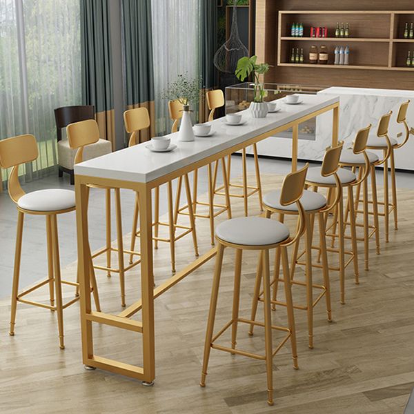 1/5/11 Pieces Bar Table Set Rectangular Bar Stool and Table Set