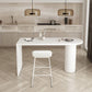 Contemporary Dining Table Pine Solid Wood Table with Double Pedestal for Dining Room Clearhalo ' dining_table' 'Dining Tables & Seating' 'Dining Tables' 'furn' 'furn_dining_table' 'Furniture' 'furniture_dining_table' 'Kitchen & Dining Furniture' 'kitchen&dining_furn' 'kitchen' 'kitchen_dining_table' 1200x1200_5d180fcd-70a6-452e-b8e5-b875f637a97d