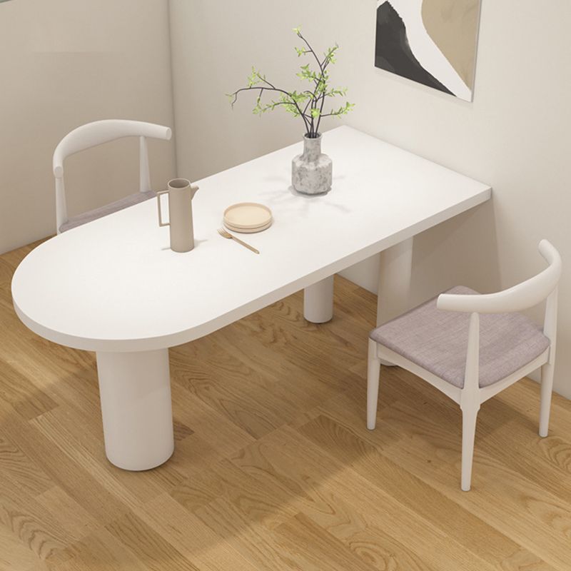 Simplicity Pine Restaurant Table Solid Wood Matte Finish 3 Legs Dining Table Clearhalo 'Dining Tables & Seating' 'Dining Tables' 'dining_table' 'furn' 'furn_dining_table' 'Furniture' 'furniture_dining_table' 'Kitchen & Dining Furniture' 'kitchen' 'kitchen_dining_table' 1200x1200_5d19fe61-3ff8-48e7-934f-0612315d35b2