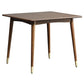Square Industrial Dining Table Wood Color Fixed Table with Oakwood Solid Wood Clearhalo ' dining_table' 'Dining Tables & Seating' 'Dining Tables' 'furn' 'furn_dining_table' 'Furniture' 'furniture_dining_table' 'Kitchen & Dining Furniture' 'kitchen&dining_furn' 'kitchen' 'kitchen_dining_table' 1200x1200_5d1c8620-3670-45e3-9836-cfba5902e860