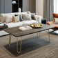 Glam Cocktail Table 4 Legs Slate Rectangular Single Coffee Table Clearhalo 'Coffee & Accent Tables' 'Coffee Tables' 'coffee_tables' 'furn' 'furn_coffee_tables' 'Furniture' 'Living Room Furniture' 1200x1200_5d1e7c69-d977-47e2-bcf2-4e6f041ebb41
