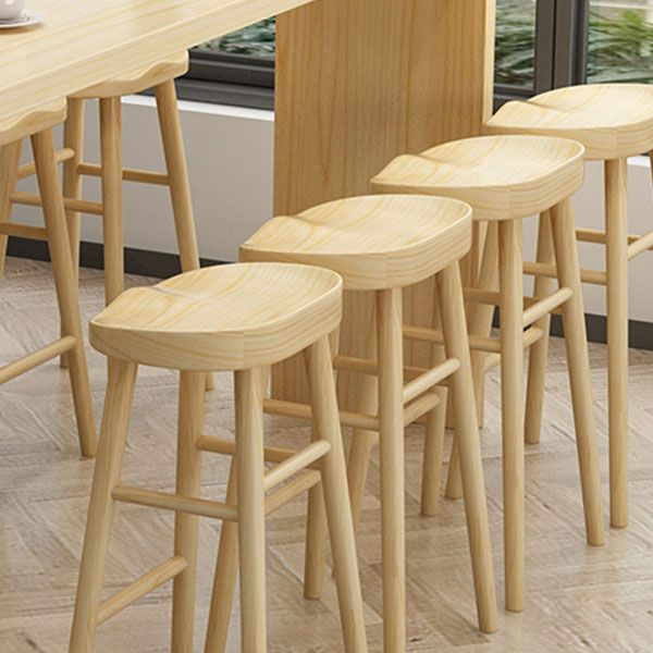 1/4/5/9-teiliges modernes Bartisch-Set, rechteckiger Bartisch mit Holzhockern