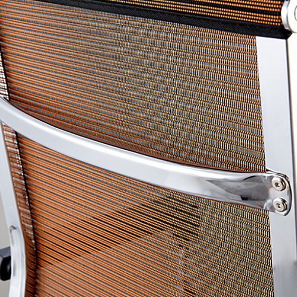 Silver Metal Modern Office Chair Mid and High Back Mesh and Leather Conference Chair Clearhalo 'furn' 'furn_office_chair' 'Furniture' 'Office Chairs' 'Office Furniture' 'office_chair' 1200x1200_5d21cbaf-f83d-4f39-826c-30bd303ed64c