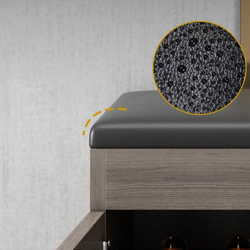 13,65 "W banc d'entrée industriel banc de siège rectangle avec rembourrage