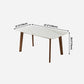Solid Wood Mid-Century Modern Table Rectangle White Sintered Stone Top Table Clearhalo ' dining_table' 'Dining Tables & Seating' 'Dining Tables' 'furn' 'furn_dining_table' 'Furniture' 'furniture_dining_table' 'Kitchen & Dining Furniture' 'kitchen&dining_furn' 'kitchen' 'kitchen_dining_table' 1200x1200_5d235c82-cb91-446a-b01f-13d77b4b76aa
