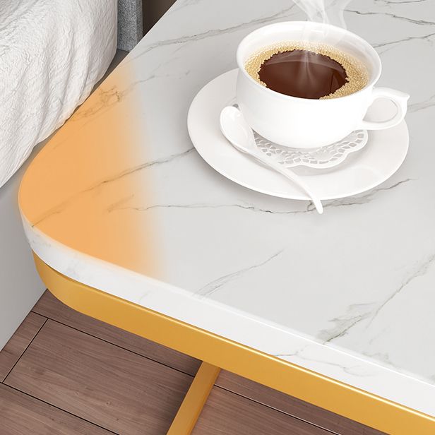 22.8 "hoog houten nachtkastje in grijs / wit / zwarte moderne nachtstandaard