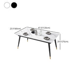 Glam 1/2/3/5/7 Pieces Dining Set Sintered Stone Dining Table Set for Home Use Clearhalo 'Dining Room Sets' 'Dining Tables & Seating' 'dining_room_set' 'furn' 'furn_dining_room_set' 'Furniture' 'furniture_dining_room_set' 'Kitchen & Dining Furniture' 'kitchen&dining_furn' 'kitchen' 1200x1200_5d23860a-178c-46e8-94af-8e6d80e16261