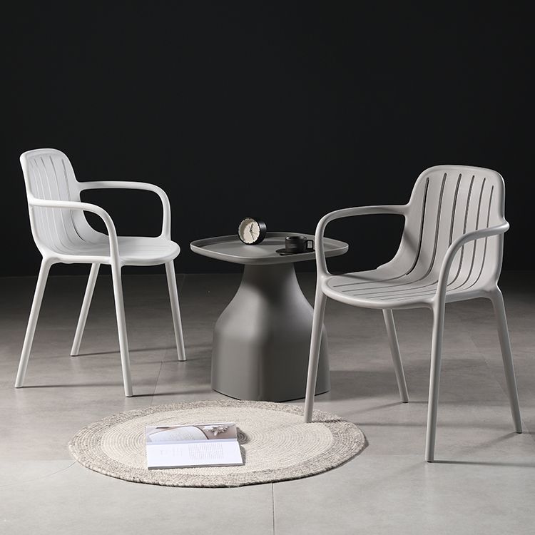 Contemporary Style Dining Chair Kitchen Dining Arm Side Chair with Plastic Legs Clearhalo ' kitchen&dining_furn' 'Dining Chairs' 'Dining Tables & Seating' 'dining_chair' 'furn' 'furn_dining_chair' 'Furniture' 'furniture_dining_chair' 'Kitchen & Dining Furniture' 'kitchen' 1200x1200_5d25e349-aec6-4aac-885a-e8477c1ba7fd