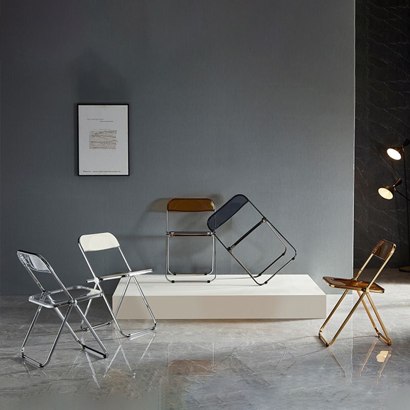 Industrial Style Plastic Dining Armless Chair Open Back Single Dining Side Chair for Restaurant Clearhalo ' kitchen&dining_furn' 'Dining Chairs' 'Dining Tables & Seating' 'dining_chair' 'furn' 'furn_dining_chair' 'Furniture' 'furniture_dining_chair' 'Kitchen & Dining Furniture' 'kitchen' 1200x1200_5d2833b1-86b0-4c43-815e-e07872fbcd5d