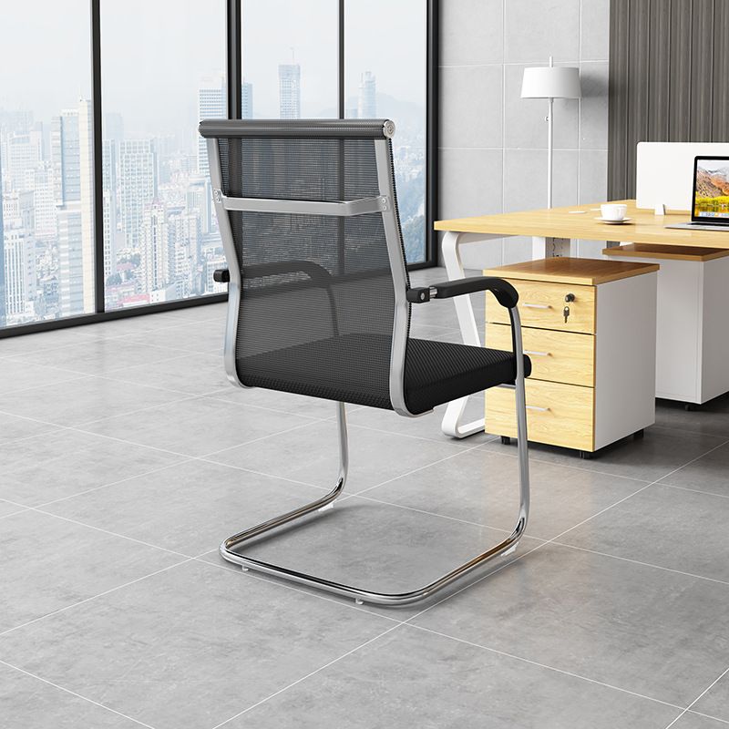 18"W Contemporary Office Chair Black Breathable AirGrid Desk Chair Clearhalo 'furn' 'furn_office_chair' 'Furniture' 'Office Chairs' 'Office Furniture' 'office_chair' 1200x1200_5d29c117-84c2-48ca-8af3-443a984c3642