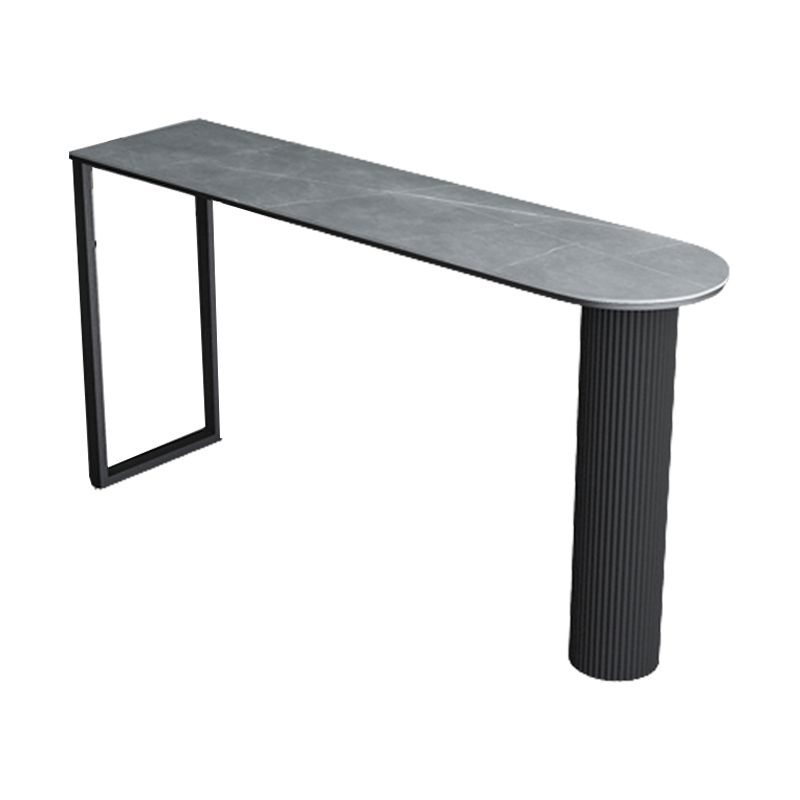 Industrial Stone Pub Dining Set 1/5 Pieces Counter Table with Upholstered Stools Clearhalo 'Bar Furniture' 'furn' 'furn_home_bar_bar_sets' 'Furniture' 'Home Bars & Bar Sets' 'home_bar_bar_sets' 'Kitchen & Dining Furniture' 1200x1200_5d2a0b93-a9a8-4fbe-87c9-5772399fdd9d