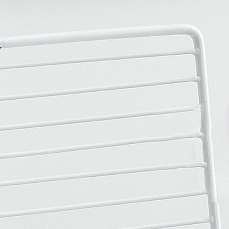 Industrial Metal Dining Room Chair Ladder Back Indoor Side Chair