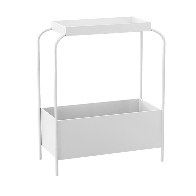 Mid-Century Rectangular Side Table 25.6" Tall 4 Legs End Table Clearhalo 'Coffee & Accent Tables' 'End & Side Tables' 'end_side_tables' 'furn' 'furn_end_side_tables' 'Furniture' 'Living Room Furniture' 1200x1200_5d2c8658-0f62-4f19-a73f-333955d35761